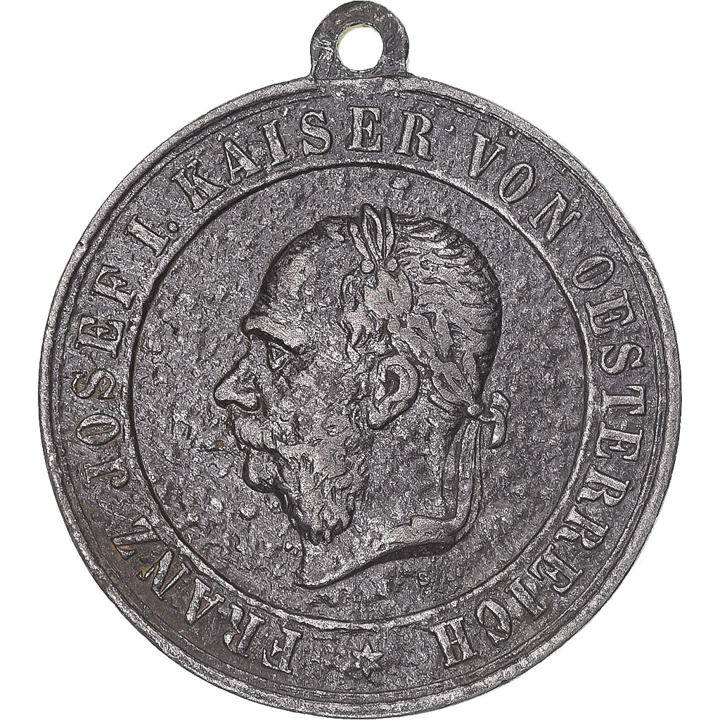 Austria, Medal, Exposition Internationale de Vienne, François Joseph Ier, 1873
