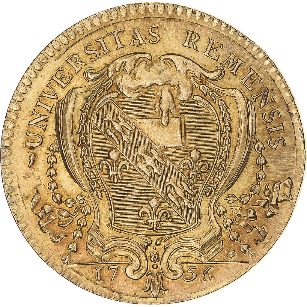 Francia, ficha, Champagne Ardennes, Université de Reims, 1756, Restrike, SPL