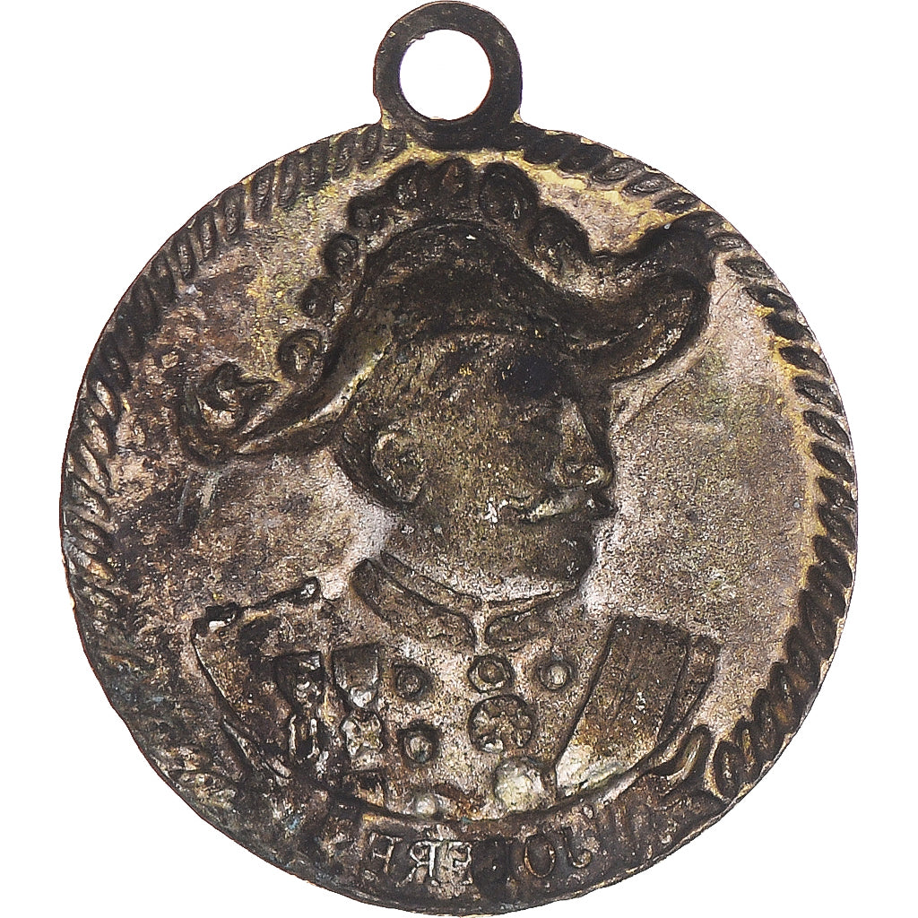 France, Médaille, Le Général Joffre, TTB, Laiton argenté