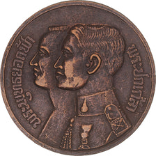 Tailandia, medalla, Rama VII, Bangkok, Capitale, 150 Ans, 1932, EBC, Bronce