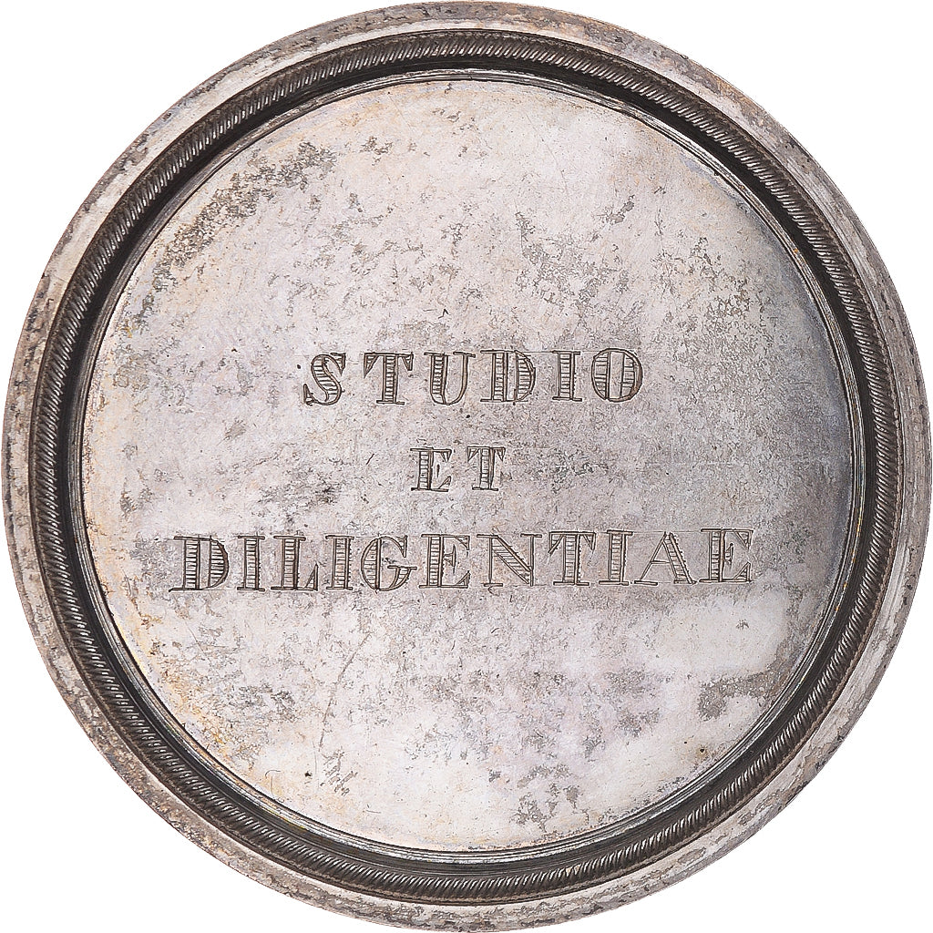 Italia, medaglia, Studio et Diligentiae, 1859, SPL, Argento