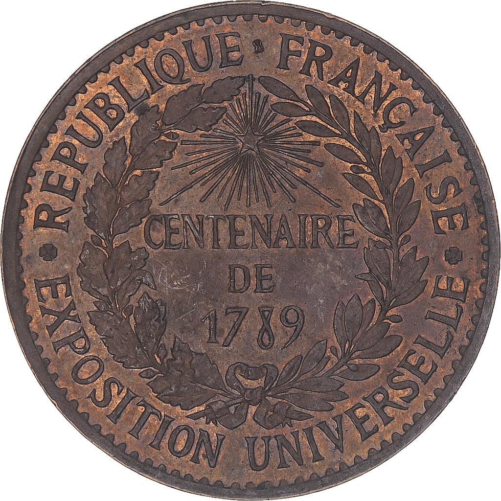 France, Token, Exposition universelle de Paris, Arts & Culture, 1889, Barre