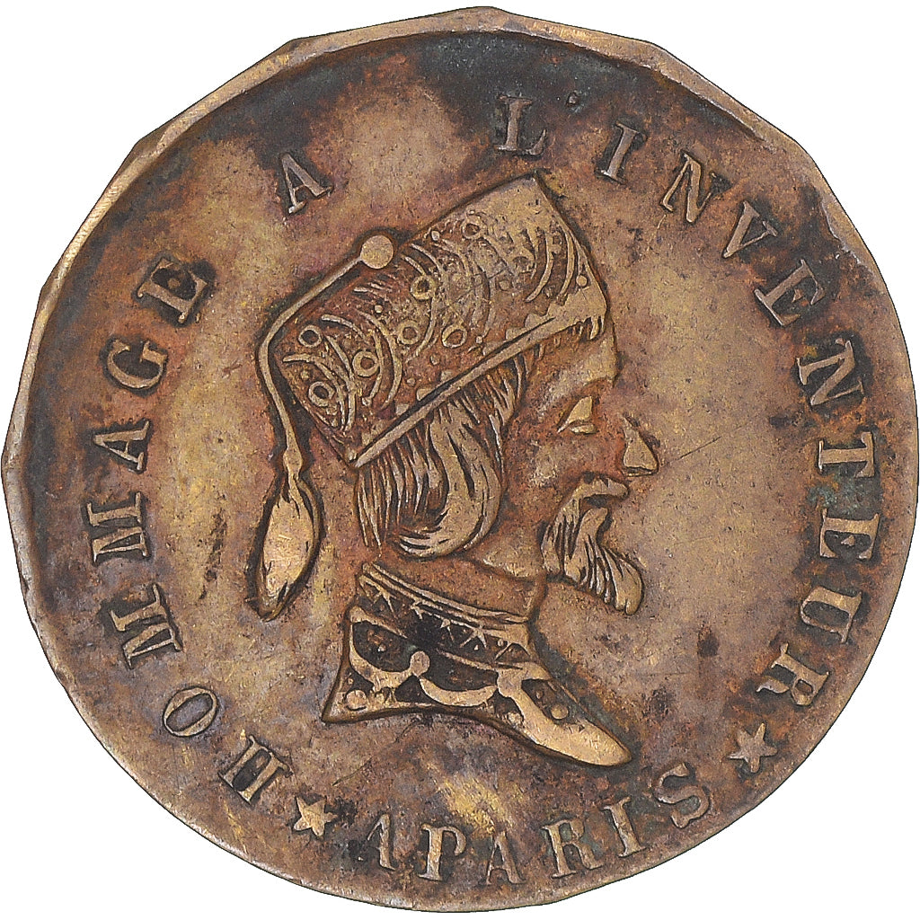 France, Token, Trades, Crayons Mengin, EF(40-45), Brass
