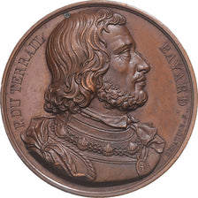 France, Médaille, Galerie des Grands Hommes, Pierre Terrail de Bayard, 1822