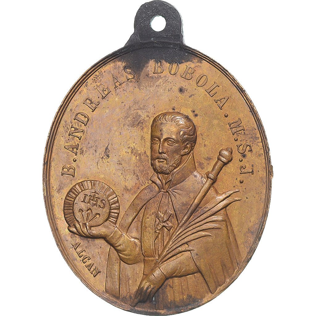 Portugal, Medal, André Bobola, Jean de Britto, Religions & beliefs, Alcan