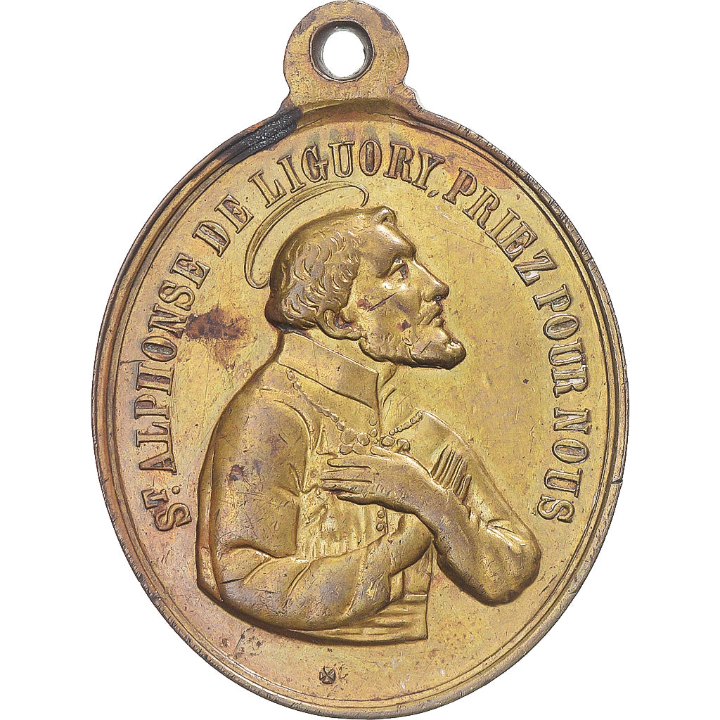 Italia, medaglia, Saint Alphonse de Liguori, Religions & beliefs, BB+, Rame