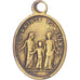 Frankreich, Medaille, La Sainte Famille, La Sainte Trinité, Religions &