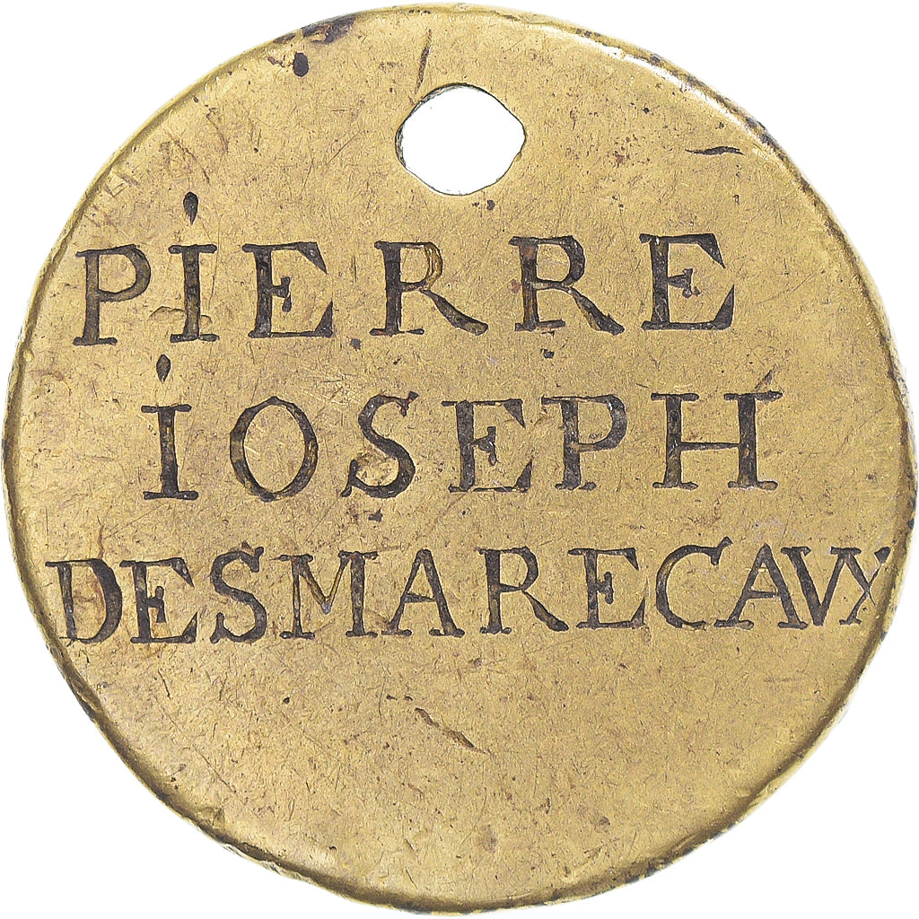 Francia, medaglia, Pierre Joseph Desmarécaux, Religions & beliefs, MB, Ottone