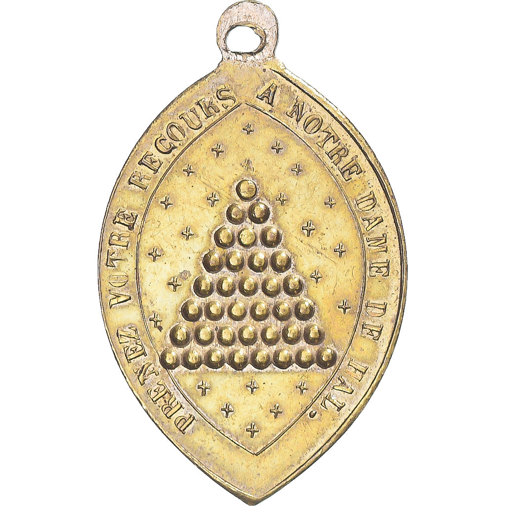 Francia, medaglia, Notre Dame de Hal, Religions & beliefs, SPL-, Rame