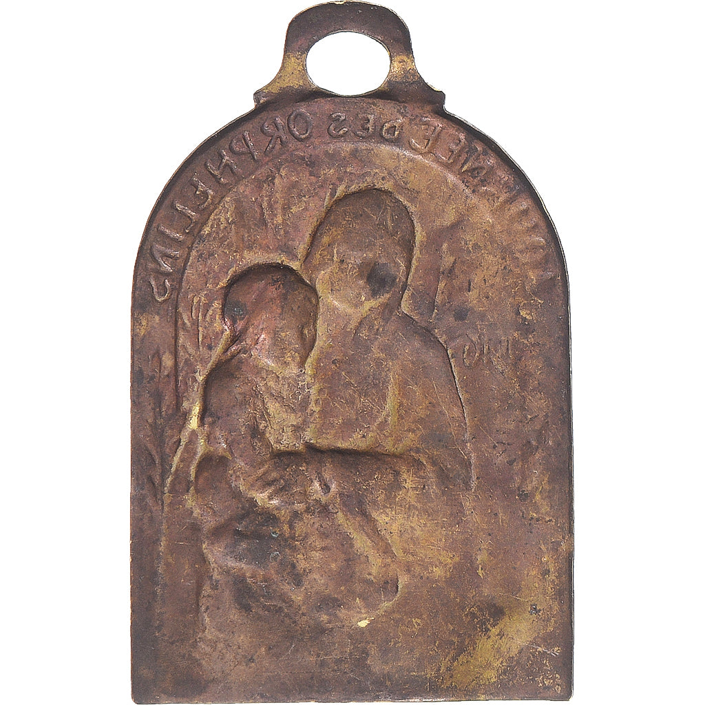 Francia, medaglia, Guerre, Journée des Orphelins, WAR, 1916, MB, Ottone