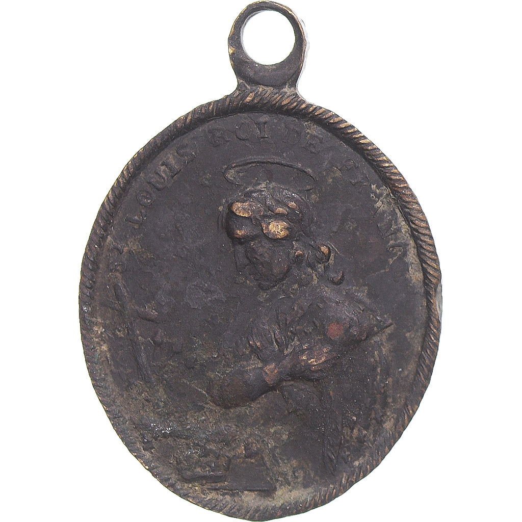 Francia, medaglia, Saint Louis Roi de France, Sainte Geneviève, Religions &