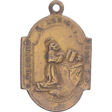 Francia, medalla, Saint Antoine de Padoue, Religions & beliefs, MBC, Latón