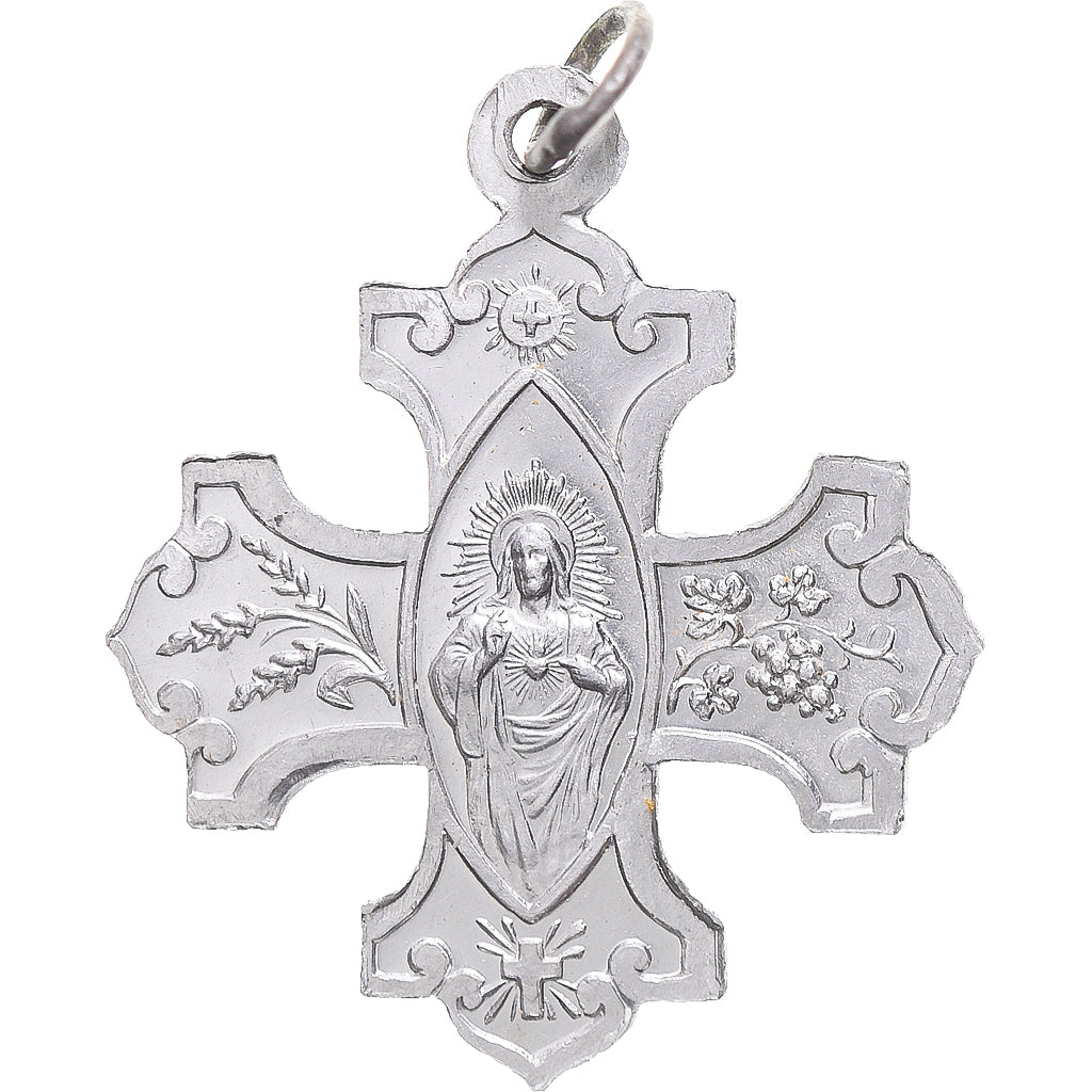 France, Medal, La Vierge et l'Enfant Jésus, Religions & beliefs, MS(63)