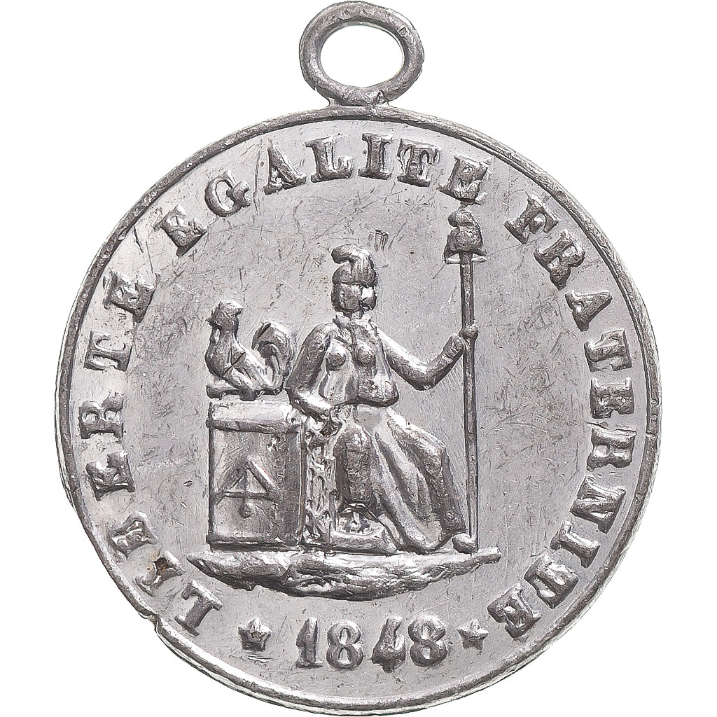 France, Medal, Deuxième République, Révolution, Journées de février, 1848