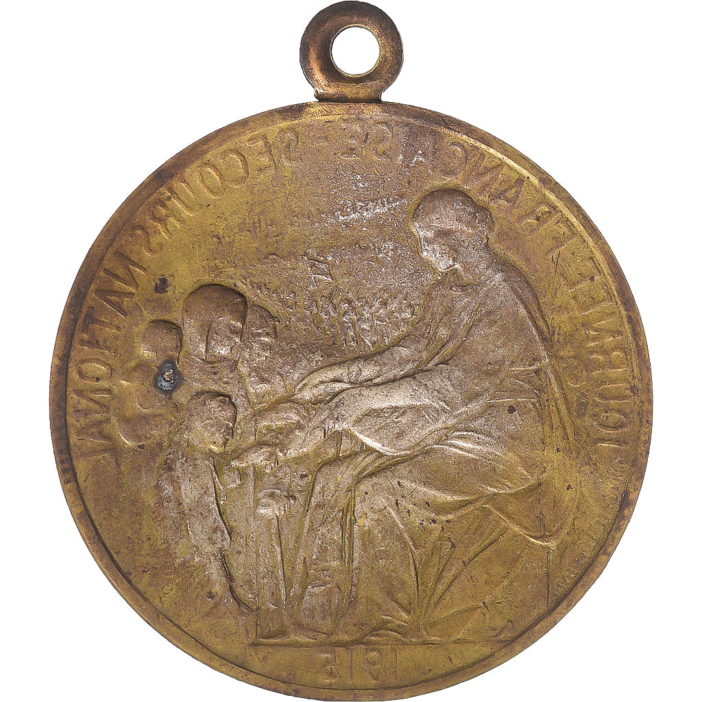 Francia, medaglia, Journée Française du Secours National, 1915, MB+, Rame
