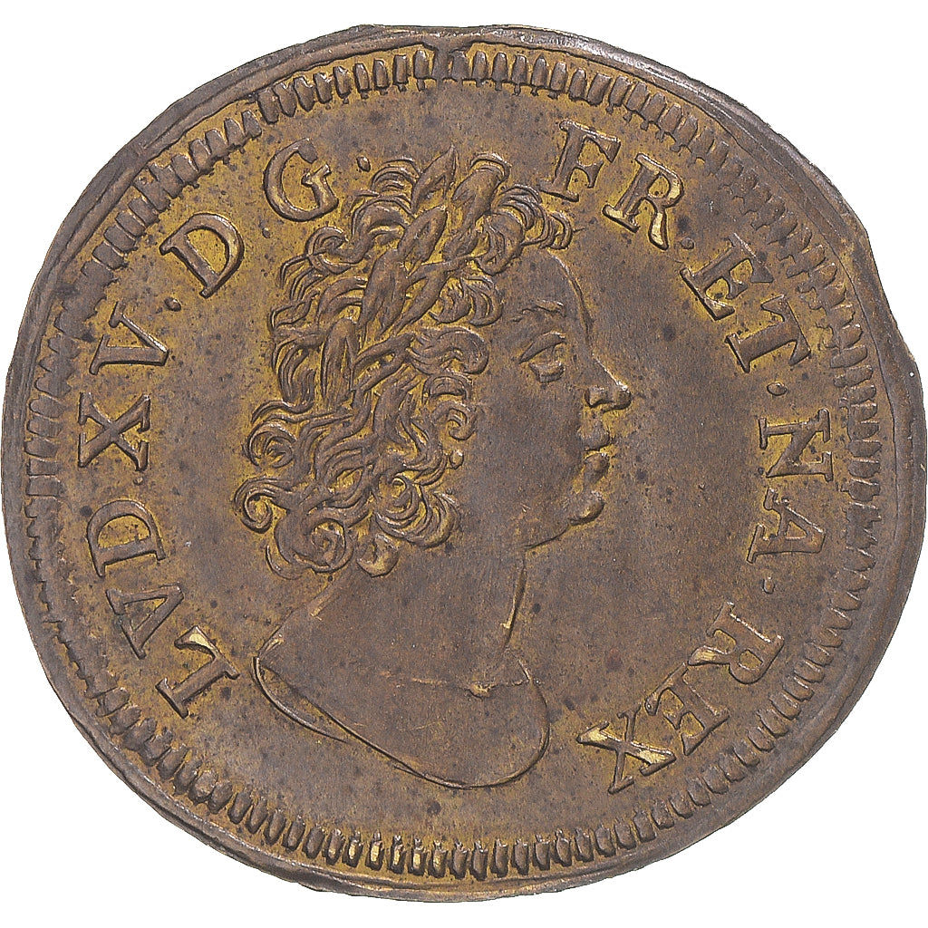 Frankreich, betaalpenning, Louis XV, Rechenpfennig, Iohanes Conrad Höger