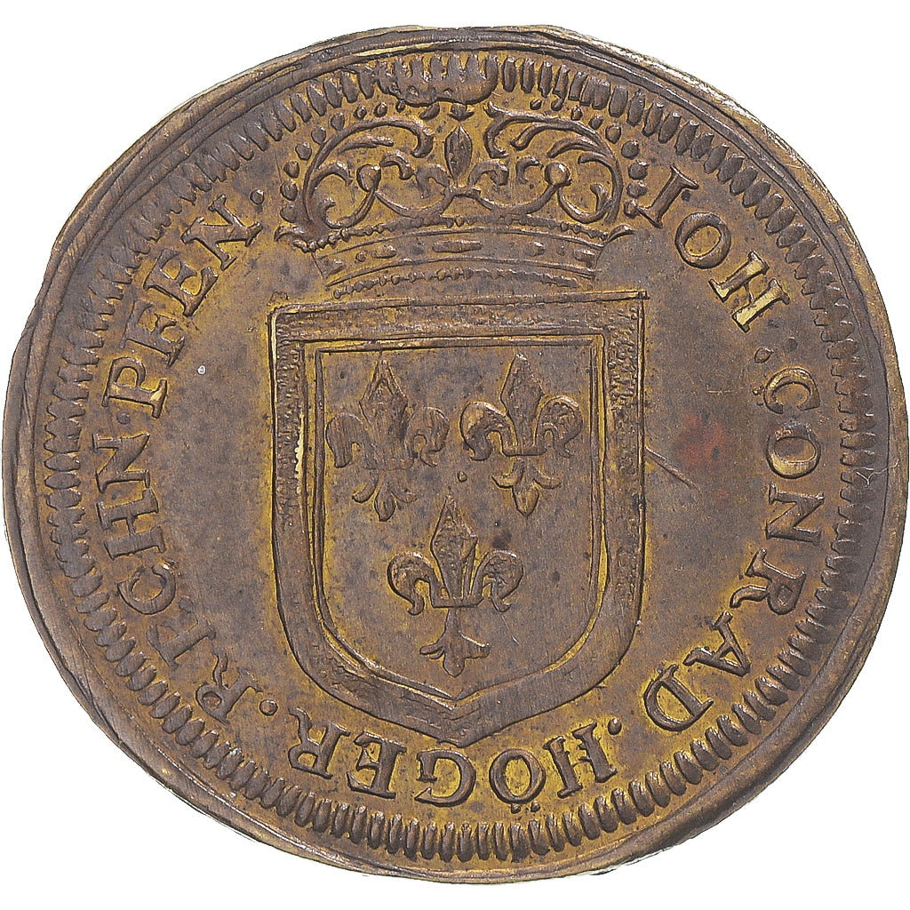 Frankreich, betaalpenning, Louis XV, Rechenpfennig, Iohanes Conrad Höger