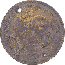 Francia, medaglia, Saint Georges Terrassant le Dragon, Religions & beliefs, MB