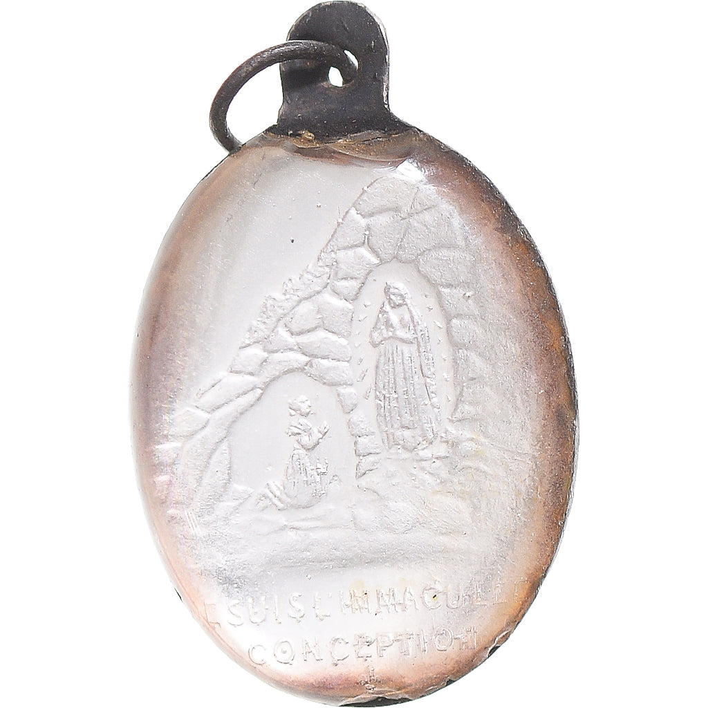 Francia, medaglia, Apparition de la Sainte Vierge dans la Grotte de Lourdes
