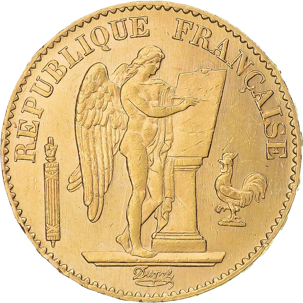 Monnaie, France, Génie, 20 Francs, 1876, Paris, SUP, Or, Gadoury:1063, KM:825