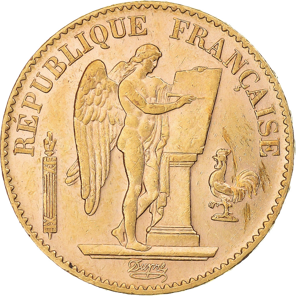 Monnaie, France, Génie, 20 Francs, 1890, Paris, TTB+, Or, Gadoury:1063, KM:825
