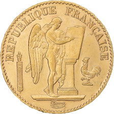 Monnaie, France, Génie, 20 Francs, 1874, Paris, TTB+, Or, Gadoury:1063, KM:825