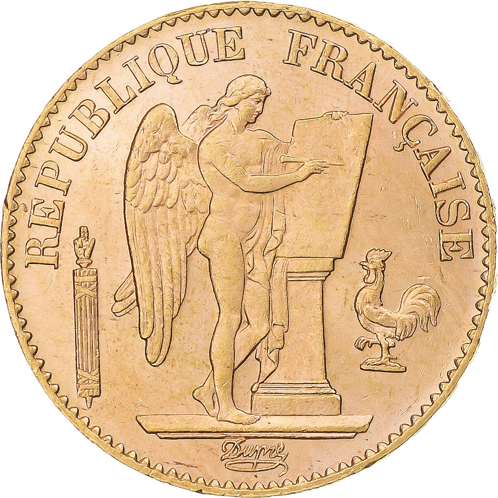 Monnaie, France, Génie, 20 Francs, 1893, Paris, SUP, Or, Gadoury:1063, KM:825