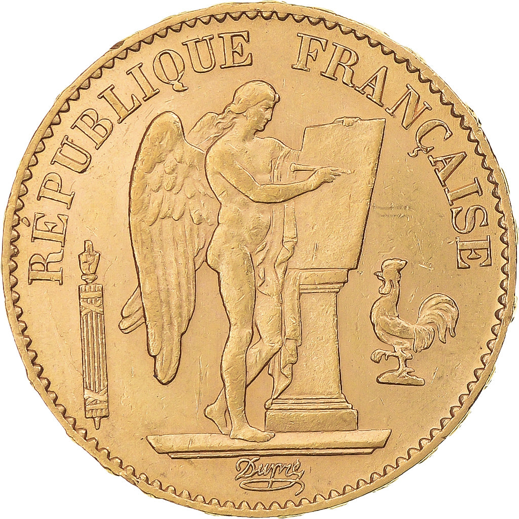 Monnaie, France, Génie, 20 Francs, 1886, Paris, TTB+, Or, Gadoury:1063, KM:825