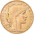 Coin, France, Marianne, 20 Francs, 1909, Paris, Coq, MS(63), Gold, KM:857
