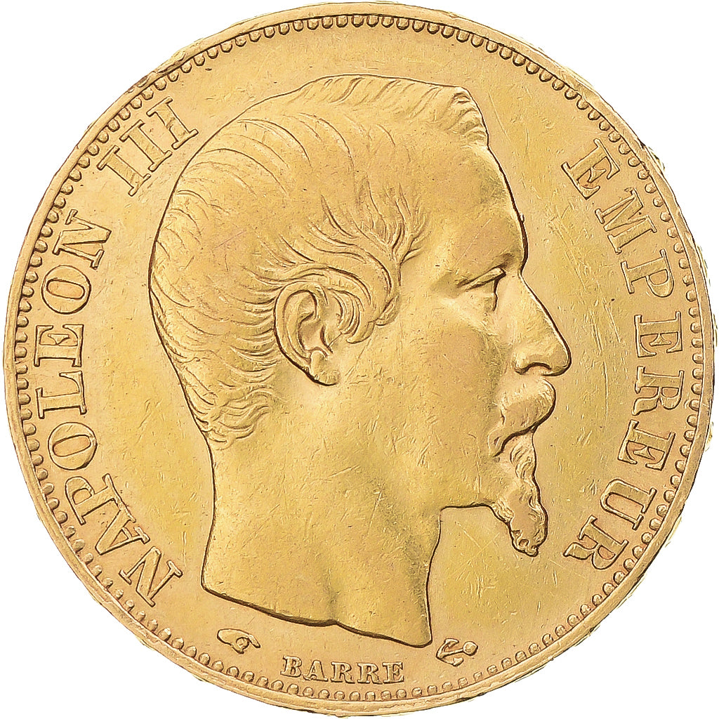 Monnaie, France, Napoléon III, 20 Francs, 1855, Paris, TTB+, Or, KM:781.1