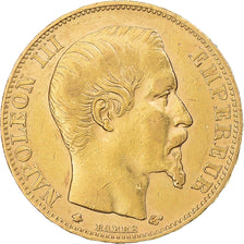 Monnaie, France, Napoleon III, Napoléon III, 20 Francs, 1858, Strasbourg, TTB