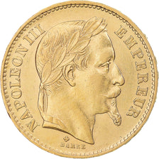 Monnaie, France, Napoleon III, Napoléon III, 20 Francs, 1870, Strasbourg, SUP