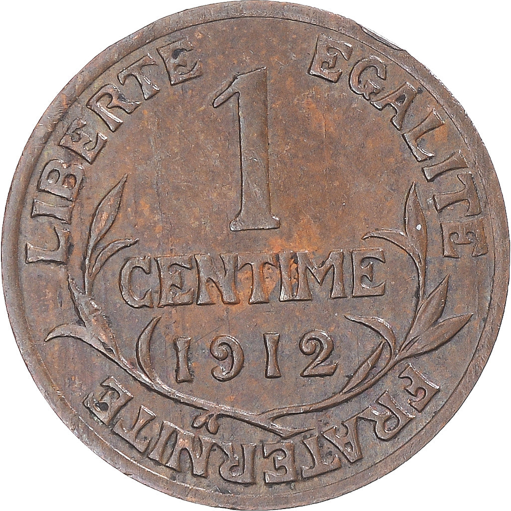 Coin, France, Dupuis, Centime, 1912, Paris, AU(50-53), Bronze, KM:840
