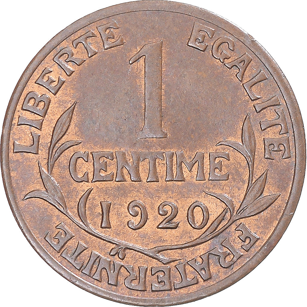 Münze, Frankreich, Dupuis, Centime, 1920, Paris, SS+, Bronze, KM:840