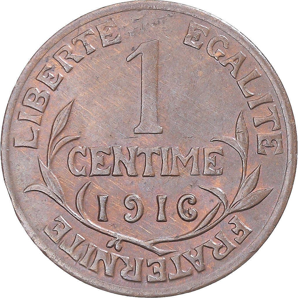 Münze, Frankreich, Dupuis, Centime, 1916, Paris, SS+, Bronze, KM:840