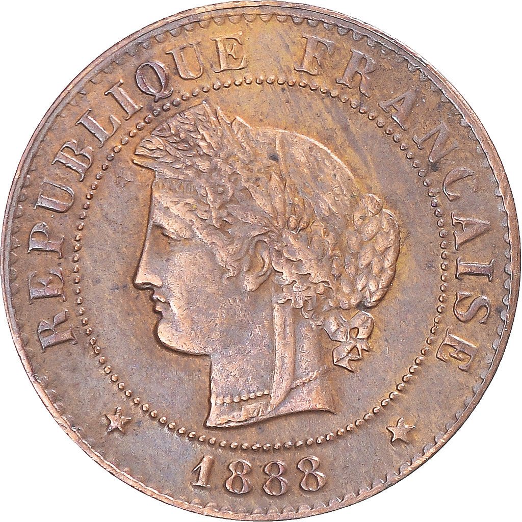 Coin, France, Cérès, Centime, 1888, Paris, EF(40-45), Bronze, KM:826.1