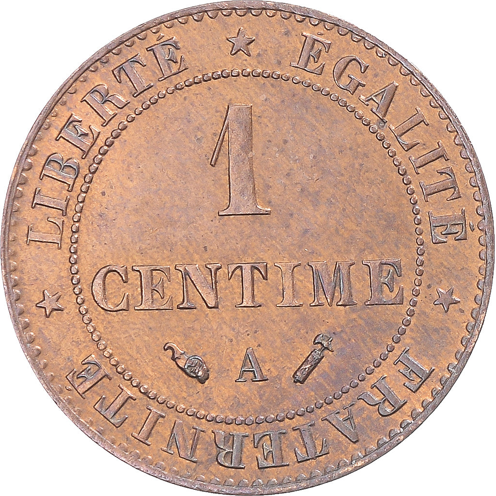 Coin, France, Cérès, Centime, 1891, Paris, MS(60-62), Bronze, KM:826.1