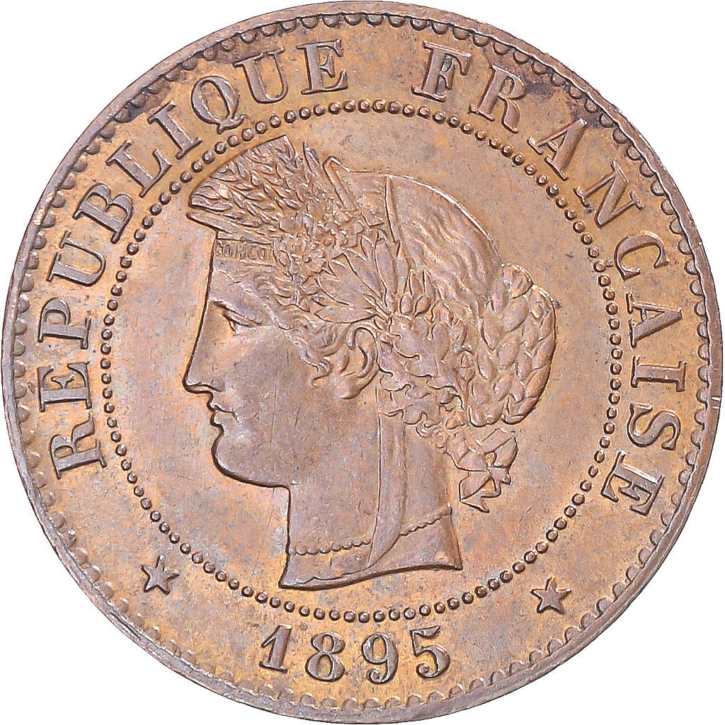 Coin, France, Cérès, Centime, 1895, Paris, AU(55-58), Bronze, KM:826.1