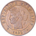 Moeda, França, Cérès, Centime, 1895, Paris, AU(55-58), Bronze, KM:826.1
