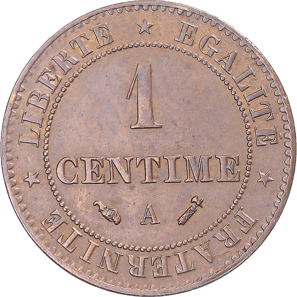 Coin, France, Cérès, Centime, 1895, Paris, AU(55-58), Bronze, KM:826.1