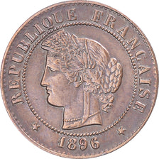 Coin, France, Cérès, Centime, 1896, Paris, AU(50-53), Bronze, KM:826.1