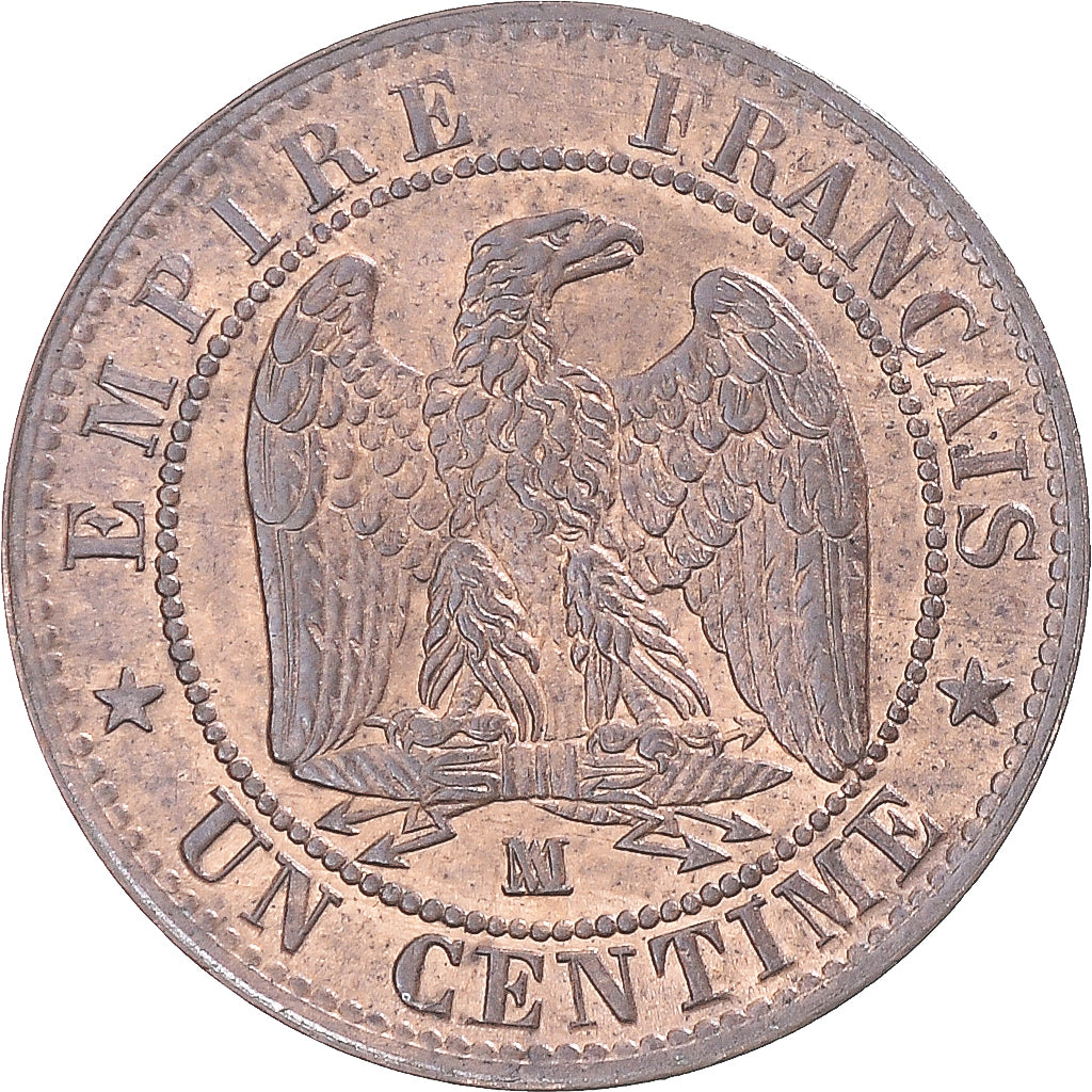 Monnaie, France, Napoleon III, 1 Centime, 1855, Marseille, TTB+, Bronze
