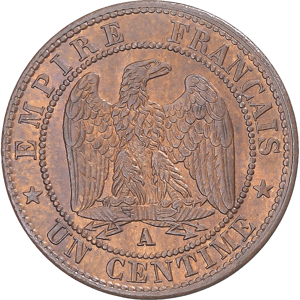 Munten, Frankrijk, Napoleon III, Napoléon III, Centime, 1862, Paris, PR
