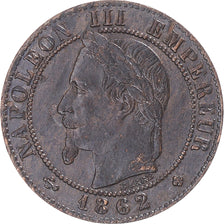 Moeda, França, Napoleon III, Napoléon III, Centime, 1862, Strasbourg
