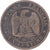 Moneta, Francia, Napoleon III, Napoléon III, Centime, 1862, Strasbourg, MB+