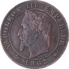 Coin, France, Napoleon III, Napoléon III, Centime, 1862, Strasbourg, EF(40-45)