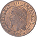 Coin, France, Napoleon III, Centime, 1870, Paris, AU(50-53), Bronze
