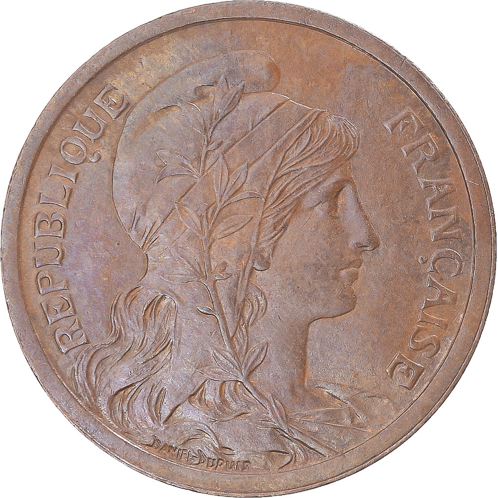 Coin, France, Dupuis, 2 Centimes, 1899, Paris, AU(50-53), Bronze, KM:841
