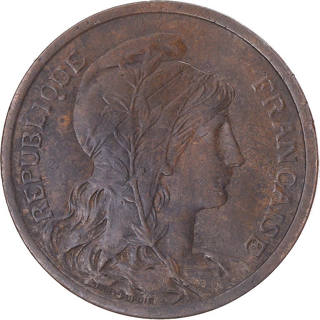 Münze, Frankreich, Dupuis, 2 Centimes, 1907, Paris, SS, Bronze, KM:841