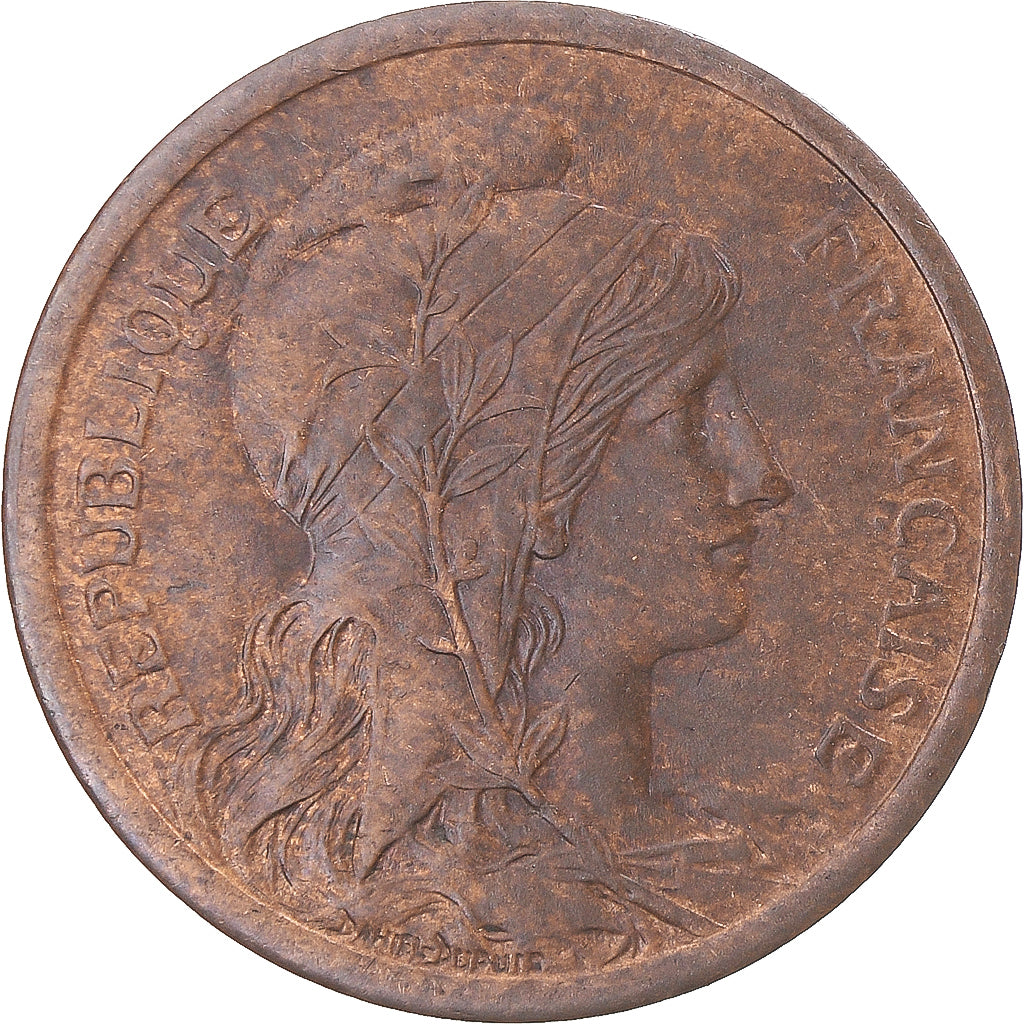 Coin, France, Dupuis, 2 Centimes, 1908, Paris, EF(40-45), Bronze, KM:841